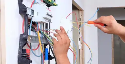 electrician services performing residential electrical panel wiring in Waltham, MA