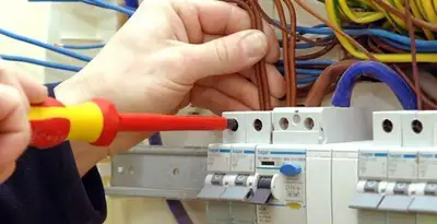 electrician services performing professional electrical panel wiring and connections in Waltham, MA