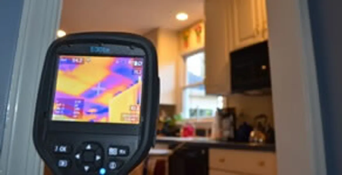 home energy audit service using thermal imaging to evaluate electrical efficiency inside a home in Waltham, MA