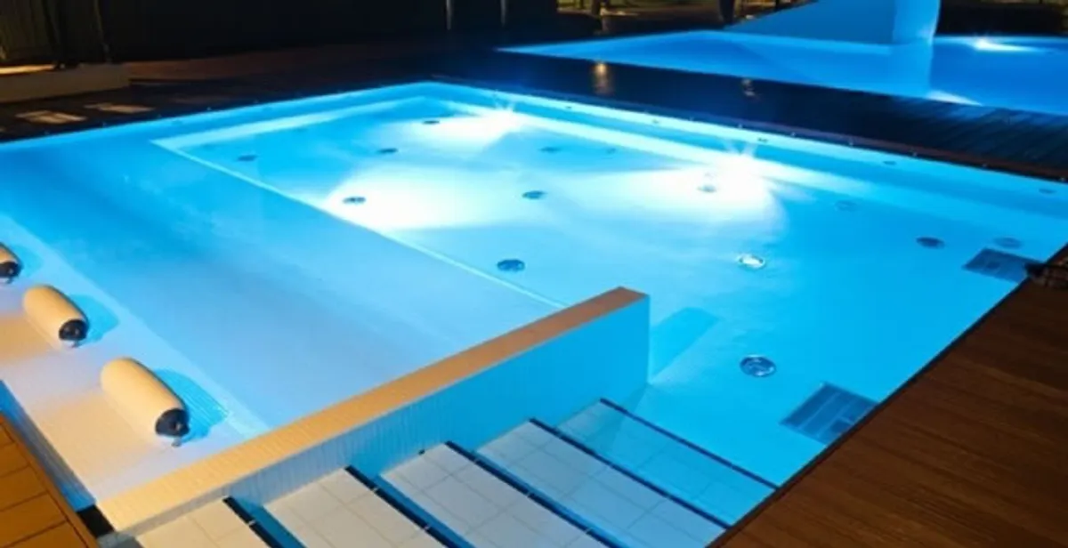 pool light installation and repair services providing modern illuminated pool lighting in Waltham, MA