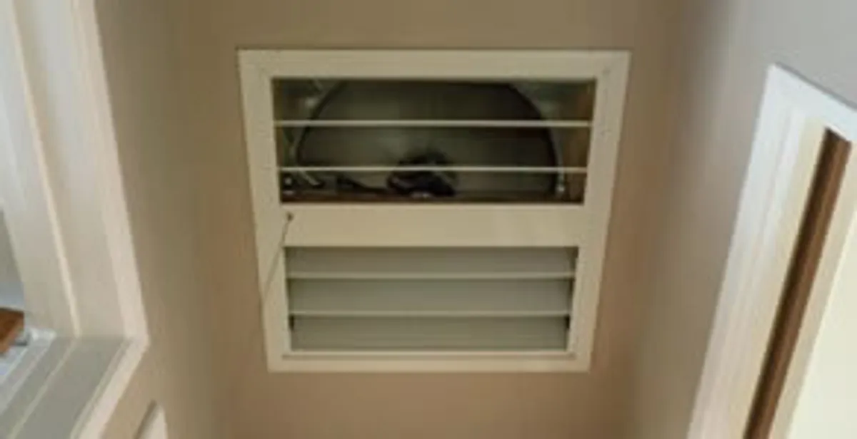 whole house fan installation services with ceiling-mounted ventilation system in Waltham, MA